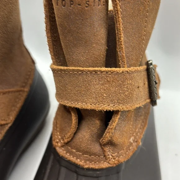 Sperry Top-Sider Rip duck Boots w/faux fur tan & brown SZ 9 waterproof outdoor - Picture 12 of 16